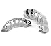 New Custom Fit Silver Plated Hip Hop Teeth Fangs Grillz Caps Top & Bottom Grill Set