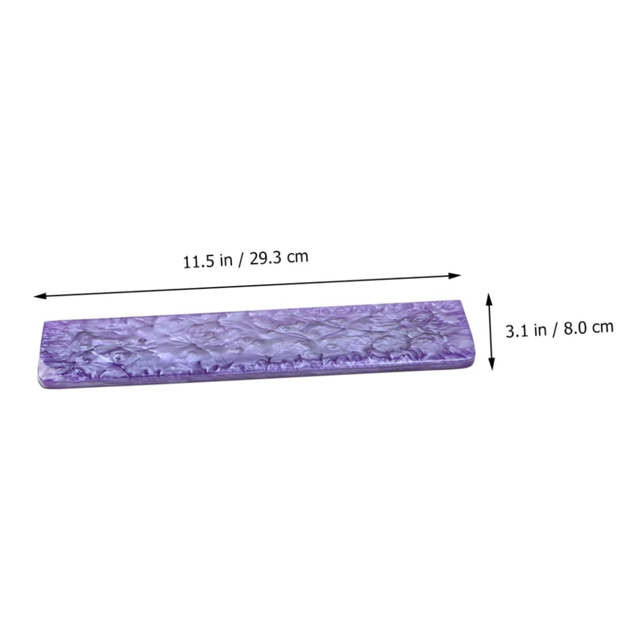 Angoily Ergonomische Handballenauflage für Gaming Tastaturen Pearl Resin Handgelenkstütze für Schreibtisch Schmerzlinderung Beim Tippen Komfortable Unterstützung für Büro und Spiele
