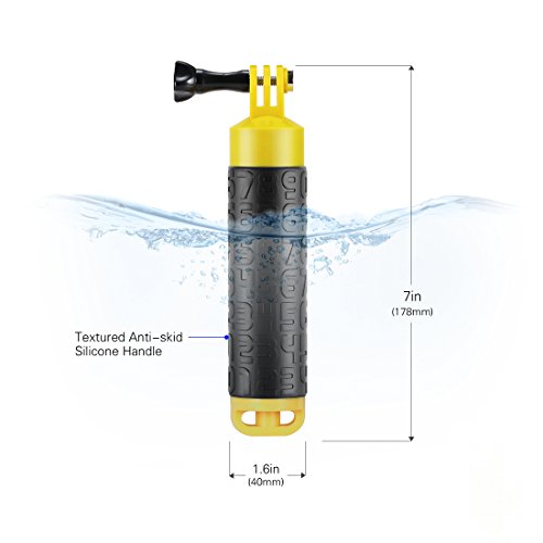 image for SOONSUN Waterproof Floating Hand Grip for GoPro Hero 13 12 11 10 9 8 7
