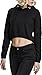 Produktbild Urban Classics Damen Ladies Interlock Short Hoody Kapuzenpullover, Black, M