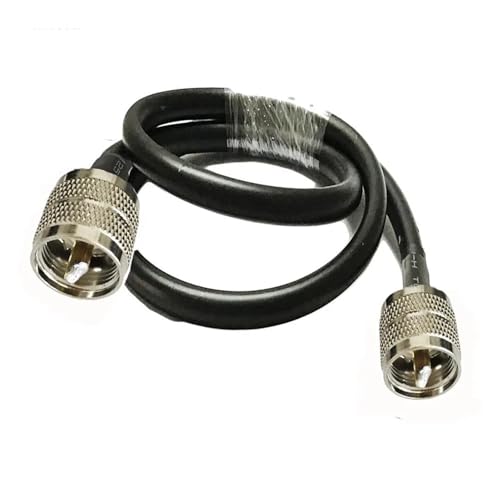 Câble coaxial LMR400 UHF mâle vers PL259 de 5m pour radio amateur