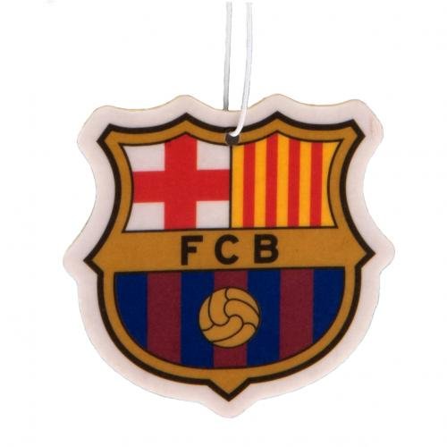 F.C. Barcelona Air Freshener- crest air freshener- approx 7cm x 7cm- on a header card- Official Football Merchandise