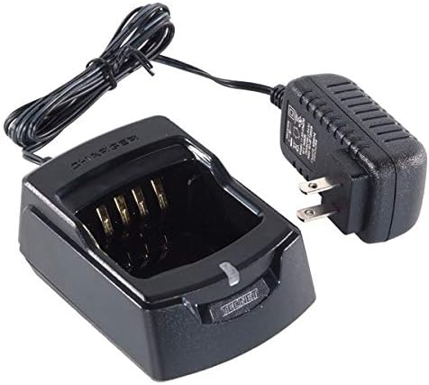 Maxon TAD-100L Single Slot Rapid Desktop Charger for Maxon TecNet TPD-1116 TPD-1416 TPD-1124 and TPD-1424 Two Way Radios