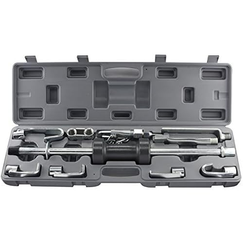 J&R Quality Tools Auto Body Repair Slide Hammer Set, 18 Piece Set