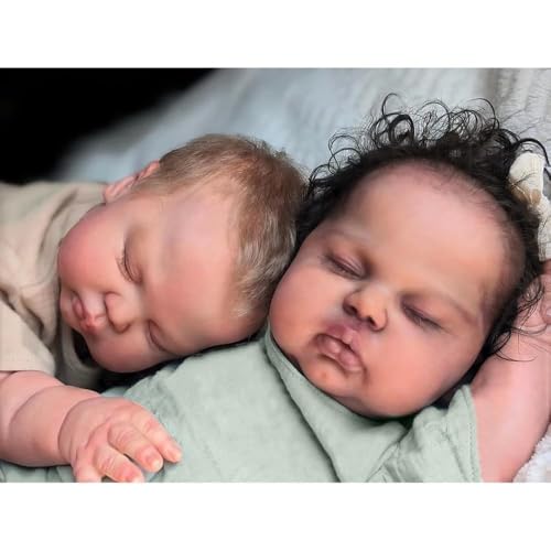 Muñeca Realista Reborn Baby Doll Negra 24 Pulgadas miniatura 3