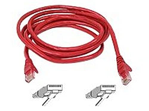 Belkin 7ft 10/100BT Fastcat5 E Utp Patch RJ45M/RJ45M Snagless Red