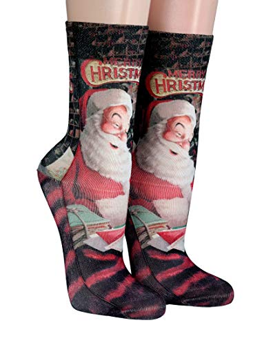 Wigglesteps Damen Söckchen, Longsocks Letters from North Pole, one Size 36-41