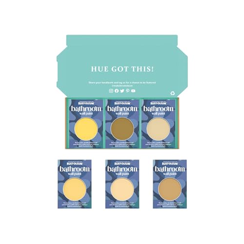 Rust-Oleum Bathroom Wall Paint in Matt Finish - Warming Yellows Tester Box