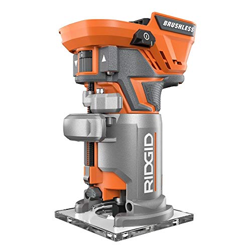 Ridgid R86044B 18-Volt Brushless Compact Router (Renewed)