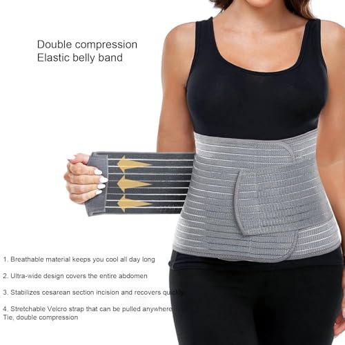 Faja abdominal postparto para soporte y compresión miniatura 5
