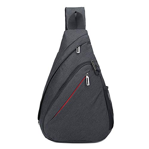 Neuleben Wasserfest Damen Herren für Outdoor Sport Fahrrad Reise Schulterrucksack Sling Rucksack Umhängetasche Daypack Fahrradrucksäcke (Schwarz)