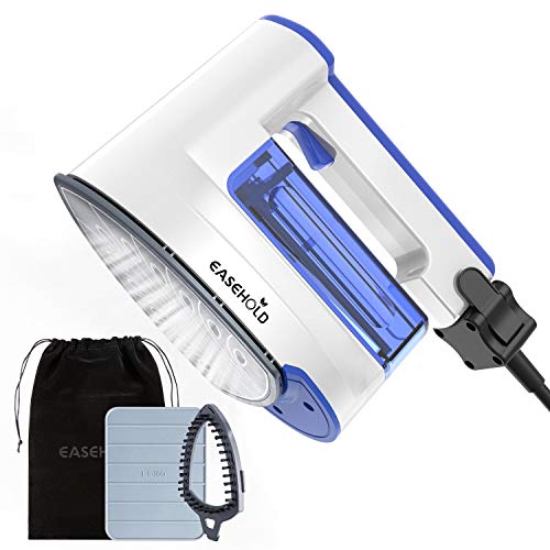 EASEHOLD Steamer for Clothes 5 in 1 Garment Steamer 1300W Powerful Portable Steamers Iron Home Travel Handheld Steamer with Removable Water Tank 40s Fast Heat-up Flat and Hanging Ironing