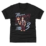 500 LEVEL Marina Mabrey Toronto Tempo Player Pose Youth Shirt (Tri Black, 10-12Y Large)