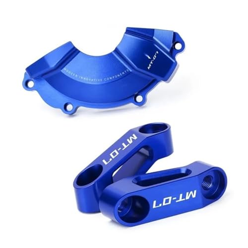 Protege carter moteur moto MT07 anti chute et adaptateurs de retroviseurs pour FZ-07