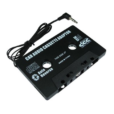 Aptii Stereo Cassette Player Adapter to 3.5mm Black MP3 Play