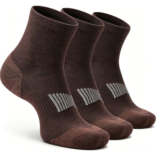 Image of 3 Pairs 90% Merino Wool Ankle Business Casual Thin Wool Socks | Lightweight, Arch Support, Moisture Wicking, Breathable, Business, Work, Everyday Wear, Temperature Regulating