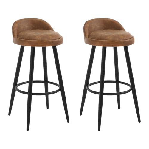 WOLTU Barhocker 2er Set, Barstuhl Küchenhocker, hoher Hocker mit...