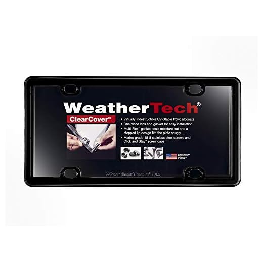 Durable Clear License Plate Cover