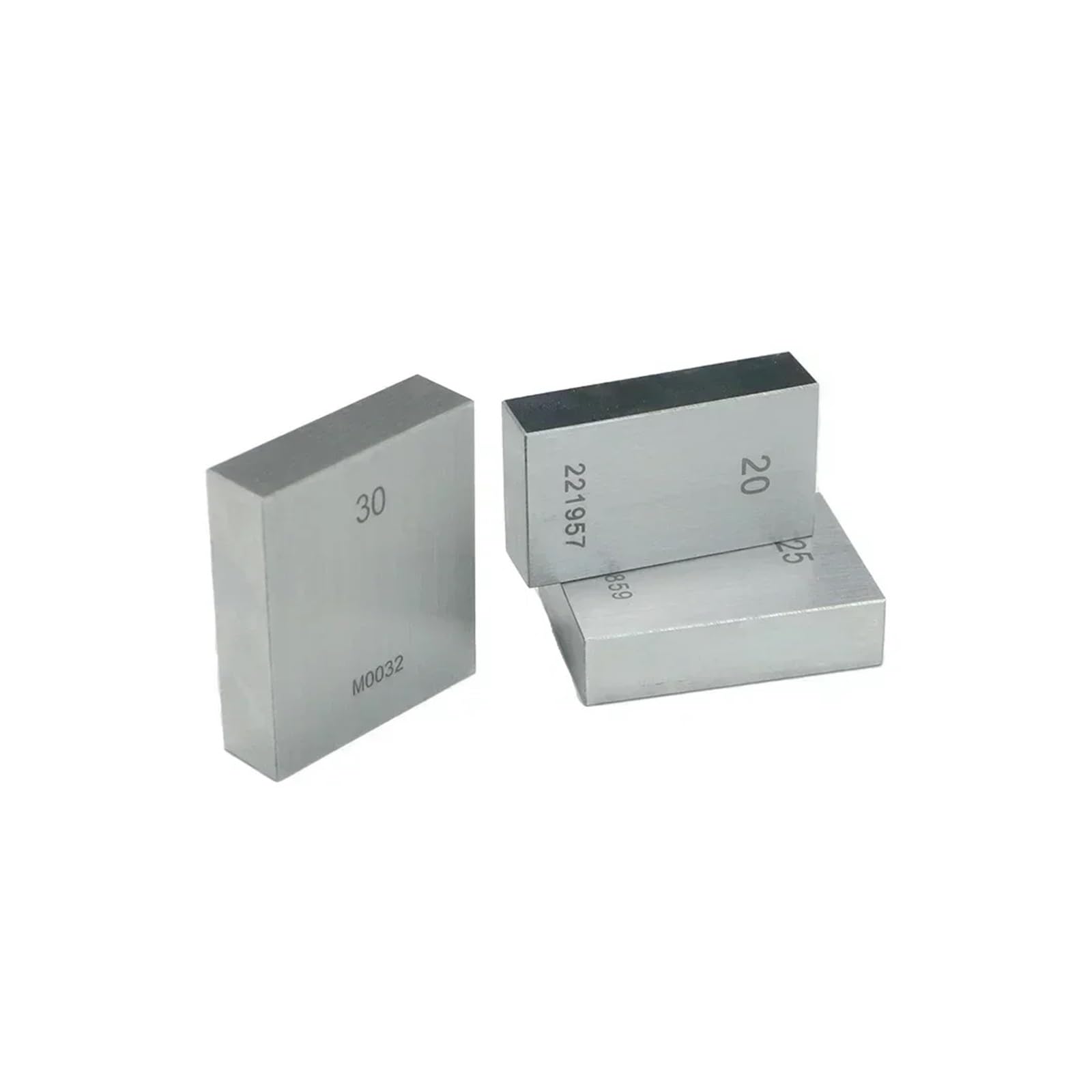Płytka wzorcowa, Precyzyjny Miernik Blokowy Zmierz Blok Pomiarowy Stalowy Kwadratowy Miernik Zmierz Noniusz Suwmiarka Mikrometr 15 Mm, 20 Mm, 25 Mm, 30 Mm, 50 Mm(80mm 0 grade)