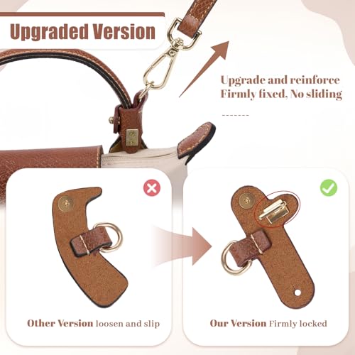 Image of Purse Straps Replacement, Leather Handbag Crossbody Shoulder Strap for S /M /L Tote Bag Women