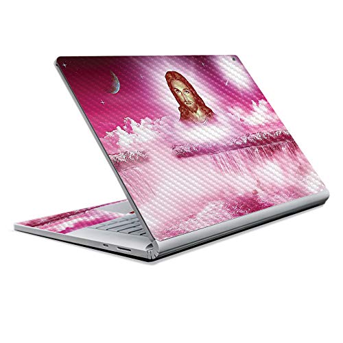 MightySkins Carbon Fiber Skin for Microsoft Surface Book 2 13