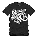  Classic Boxer - Airhead T-Shirt R100 Geschenke für Motorradfahrer Biker (Schwarz, XL)
