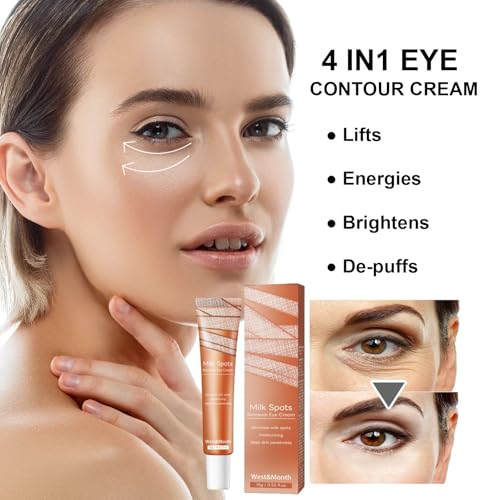 Milia Removal Eye Creams,Milia Spot Treatment Eye Cream,Eye Cream Anti Aging,Dissolve and Reduce Milia Eye Cream,Dark Circle Eye Cream,Eye Care Products,Instant Wrinkle Remover Eye Cream,15g - Image 4