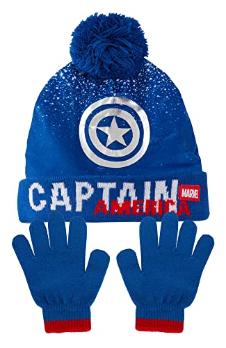 Bonnet Marvel avec gants assortis Black Panther cadeau idéal