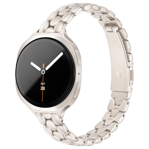 Melyis �X�������^���o���h Samsung Galaxy Watch 8 �o���h 40mm 44mm/Galaxy Watch 8 Classic 46mm�ɑΉ� �X�e�����X�X�`�[�� Galaxy Watch 8 �o���h ���f�B�[�X ���^�o���O���u��