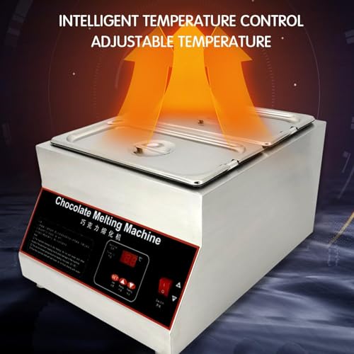 Máquina para derretir chocolate con 4 cilindros y control digital miniatura 4