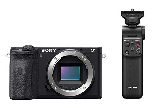 Sony Alpha 6600 Premium Mirrorless APS-C Camera and GP-VPT2BT Handgrip, Black
