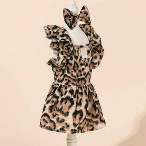 Disfraz para cachorro de gato Leopardo Talla S miniatura 2