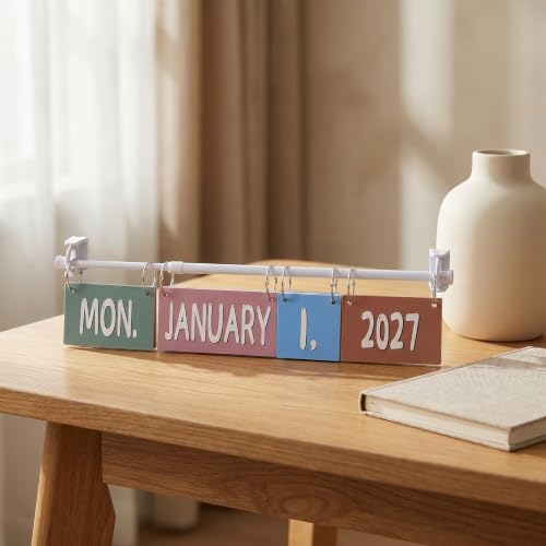 Calendario de Pared SOLUSTRE 2029 Interactivo con Barra Ajustable para Aula Colegial 3