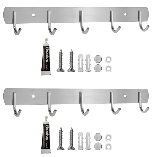 Godneei 2 Stück Hakenleiste Selbstklebend Starke Tragfähigkeit,...