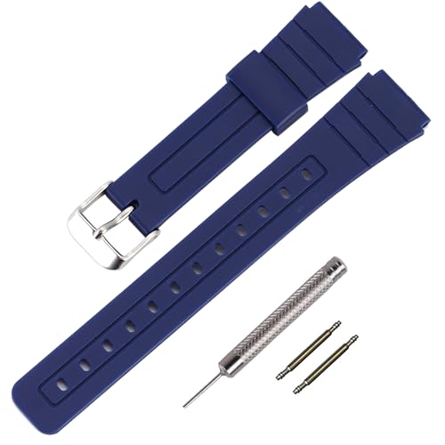 Correa de TPU para Casio F-91W repara tu pulsera rota con una banda elástica anti grietas unisex