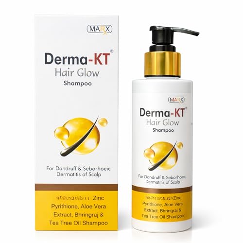 MARXX Derma Kit Hair Glow Shampoo 200 ml for Dandruff-Prone Scalp Gentle Cleansing Shampoo for Scalp Care and Hair Shine