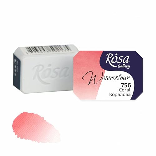 Rosa Gallery Coral Extra Fine Watercolor, Single Full Pan 2.5Ml Each (756 )