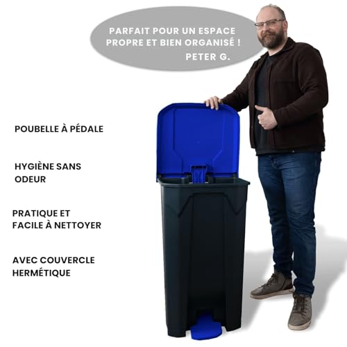 Corbeille à papier Olaf pour bureau et cuisine éliminant les odeurs - 3