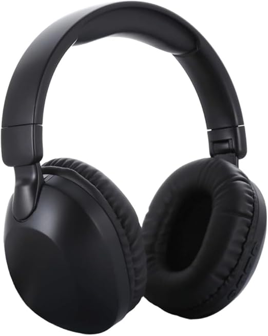 سماعة رأس لاسلكية SD-1102، بلوتوث V5.3 مع ميكروفون خارجي وتدعم بطاقة SD (لون أسود) صورة 1