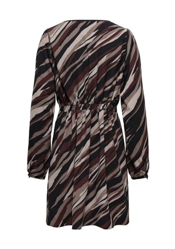 ONLY Onlnova Life Vis / Siri Dress AOP Robe OOP : 590 Motif Animal Rugueux Femme - vue 4