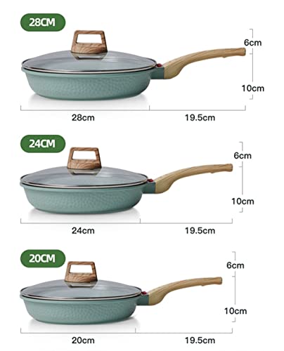 Wok con tapa y mango desmontable 28 cm miniatura 2