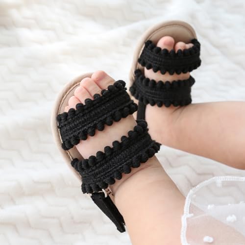 Image of Infant Baby Boys Girls Summer Sandals Party Wedding Dress Flats Shoes Newborn Crib Shoes First Walkers Prewalkers 0-18 Months