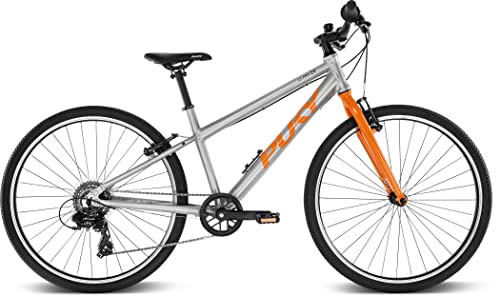 PUKY LS-Pro 26-8 Alu Kinder Fahrrad silberfarben/orange