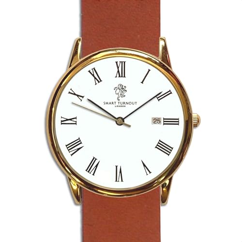 Bracelet de montre NATO en cuir brun clair Chamberlain vintage