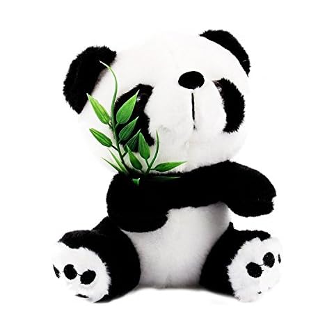 Yosoo 15 Cm Cute Panda de Peluche con Bambú Cover