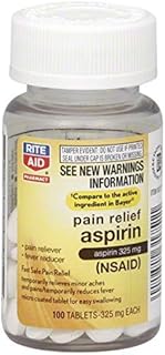 Sponsored Ad - Rite Aid Aspirin Tablets, 325 mg - 100 Count | NSAID Pain Relief | Easy Swallowing | Pain Reliever & Fever ...