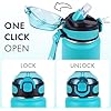 Flarny 32oz Insulated Water Bottle With Straw - Stainless Steel Gradient Thermos, Leak Proof With Strap 8 thumbnail image