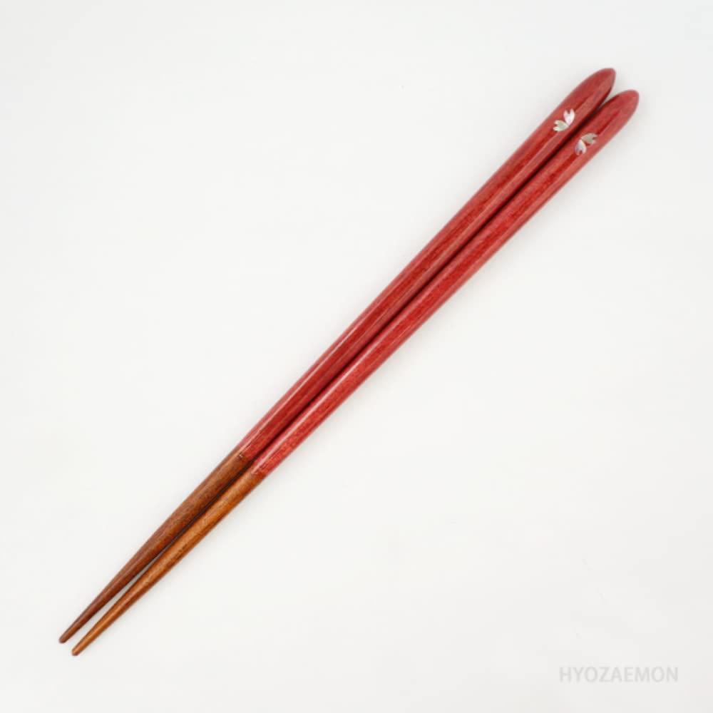 Hyozaemon Chopsticks Dishwasher Safe Moon Drops Cherry blossom Red/M 21.5cm ST-010