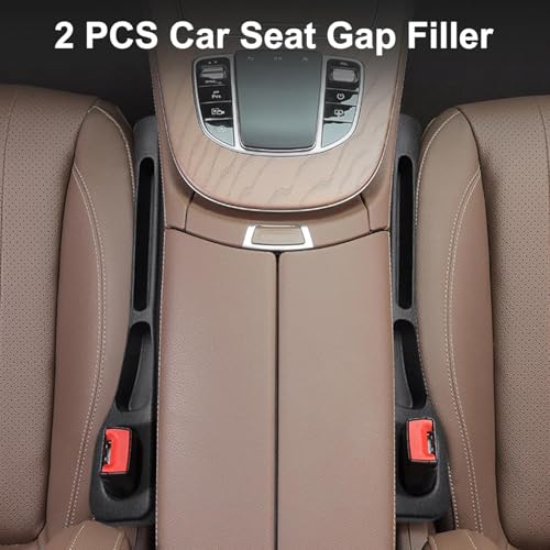 Image of XSKY Universal 2Pcs Car Seat Gap Filler Organizer | EVA Car Gap Pad with Buckle Base Fills Space Between Seat & Console | Car Phone Holder Gap Blocker for Cars, SUVs & Trucks Car Interior Accessories