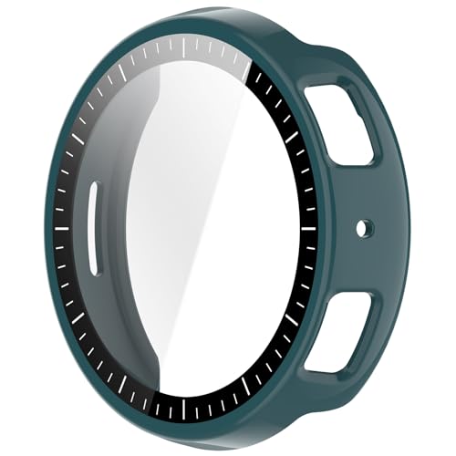 LICHIFIT for Amazfit Active Max�p�ی�P�[�X �J�o�[ PC�{�����K���X ��̉� �X�}�[�g�E�H�b�`�J�o�[ �E���ȒP �ϏՌ� ���h�~�y�� ������� �A�N�Z�T���[(����O���[��)